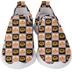 Lantern Chess Halloween Kids  Slip On Sneakers