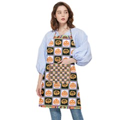 Lantern Chess Halloween Pocket Apron by Pakjumat