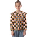 Lantern Chess Halloween Kids  Peter Pan Collar Blouse View1