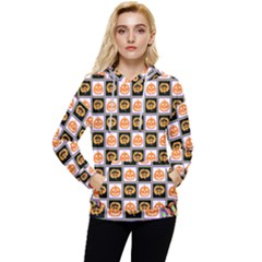 Lantern Chess Halloween Women s Lightweight Drawstring Hoodie by Pakjumat