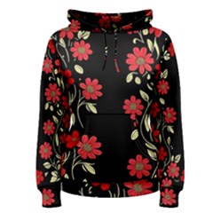 Pattern Flowers Design Nature Women s Pullover Hoodie by Pakjumat