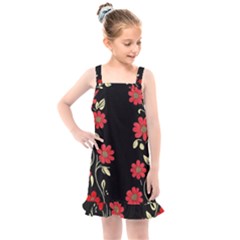 Pattern Flowers Design Nature Kids  Overall Dress by Pakjumat