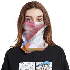 Abstract T- Shirt Pink Colorful Abstract Minimalism T- Shirt Face Covering Bandana (two Sides) by EnriqueJohnson