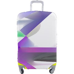 Abstract T- Shirt Purple Northern Lights Colorful Abstract T- Shirt Luggage Cover (large) by EnriqueJohnson