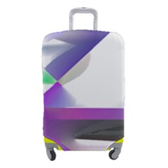 Abstract T- Shirt Purple Northern Lights Colorful Abstract T- Shirt Luggage Cover (small) by EnriqueJohnson