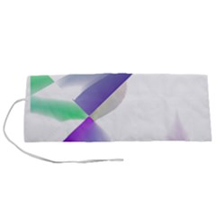 Abstract T- Shirt Purple Northern Lights Colorful Abstract T- Shirt Roll Up Canvas Pencil Holder (s) by EnriqueJohnson