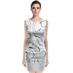 Abstract T- Shirt Vea I I T- Shirt Classic Sleeveless Midi Dress by EnriqueJohnson