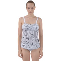 Abstract T- Shirt Vea I I T- Shirt Twist Front Tankini Set by EnriqueJohnson