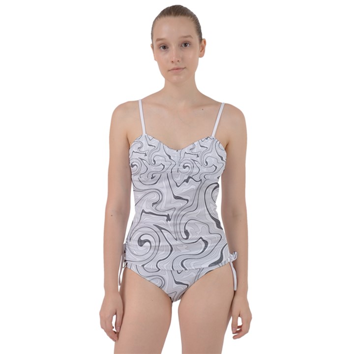 Abstract T- Shirt Vea I I T- Shirt Sweetheart Tankini Set