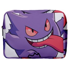 Purple Funny Monster Make Up Pouch (large) by Sarkoni