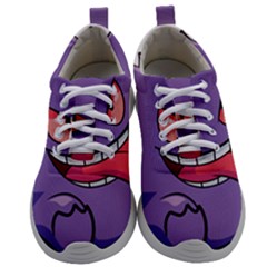 Purple Funny Monster Mens Athletic Shoes by Sarkoni