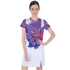 Purple Funny Monster Women s Sports Top by Sarkoni