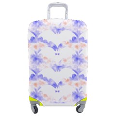 Bat Pattern T- Shirt Bats And Bows Blue Orange T- Shirt Luggage Cover (medium) by EnriqueJohnson