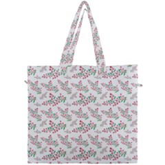 Christmas Shading Festivals Floral Pattern Canvas Travel Bag by Sarkoni