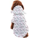 Christmas Shading Festivals Floral Pattern Dog Coat View2