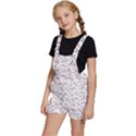 Christmas Shading Festivals Floral Pattern Kids  Short Overalls View2