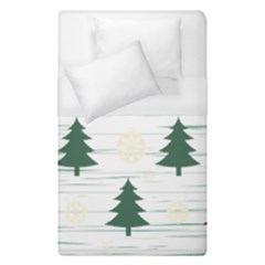 Christmas Tree Snowflake Pattern Duvet Cover (single Size) by Sarkoni