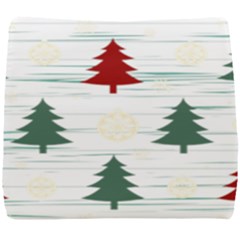 Christmas Tree Snowflake Pattern Seat Cushion by Sarkoni