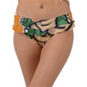 Funny Crocodile Frill Bikini Bottoms View1