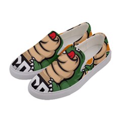 Funny Crocodile Women s Canvas Slip Ons by Sarkoni