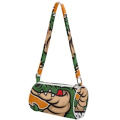 Funny Crocodile Mini Cylinder Bag by Sarkoni