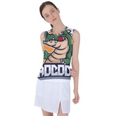 Funny Crocodile Women s Sleeveless Sports Top by Sarkoni