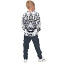 White And Black Tiger Kids  Overhead Hoodie View2