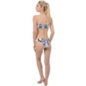 White And Black Tiger Classic Bandeau Bikini Set View2