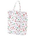 Christmas Santa Claus Pattern Giant Grocery Tote View1