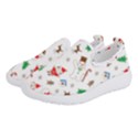 Christmas Santa Claus Pattern Women s Slip On Sneakers View2