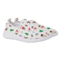 Christmas Santa Claus Pattern Women s Slip On Sneakers View3