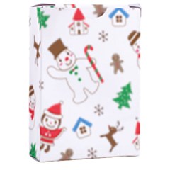 Christmas Santa Claus Pattern Playing Cards Single Design (rectangle) With Custom Box by Sarkoni