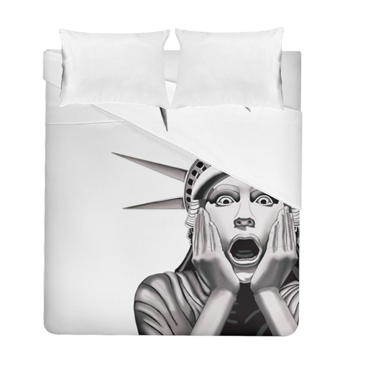 Funny Statue Of Liberty Parody Duvet Cover Double Side (Full/ Double Size)