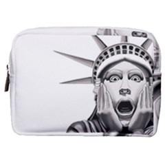 Funny Statue Of Liberty Parody Make Up Pouch (medium)