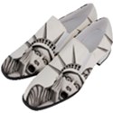 Funny Statue Of Liberty Parody Women Slip On Heel Loafers View2