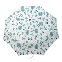 Christmas Seamless Pattern Design Folding Umbrellas by Sarkoni