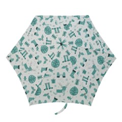 Christmas Seamless Pattern Design Mini Folding Umbrellas by Sarkoni