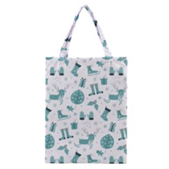 Christmas Seamless Pattern Design Classic Tote Bag by Sarkoni