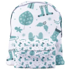 Christmas Seamless Pattern Design Giant Full Print Backpack by Sarkoni