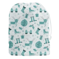 Christmas Seamless Pattern Design Drawstring Pouch (3xl) by Sarkoni