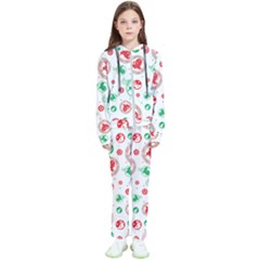 Merry Christmas Geometric Pattern Kids  Tracksuit by Sarkoni