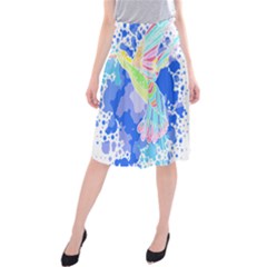 Bird Lover T- Shirtbird T- Shirt (3) Midi Beach Skirt by EnriqueJohnson