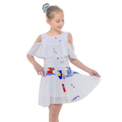 Bird Lover T- Shirtbird T- Shirt (7) Kids  Shoulder Cutout Chiffon Dress