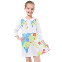 Bird Lover T- Shirtbird T- Shirt (9) Kids  Quarter Sleeve Shirt Dress