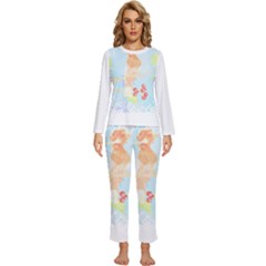 Bird Lover T- Shirtbird T- Shirt (13) Womens  Long Sleeve Lightweight Pajamas Set