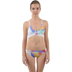 Bird Lover T- Shirtbird T- Shirt (21) Wrap Around Bikini Set