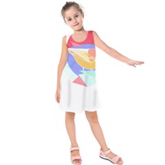 Bird Lover T- Shirtbird T- Shirt (21) Kids  Sleeveless Dress by EnriqueJohnson