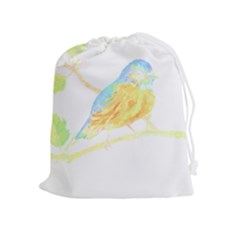 Bird Lover T- Shirtbird T- Shirt (22) Drawstring Pouch (xl) by EnriqueJohnson