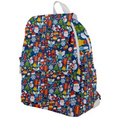 Winter Seamless Pattern Top Flap Backpack by uniart180623