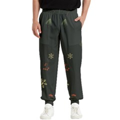 Festive Season Christmas Paper Men s Elastic Waist Pants by uniart180623